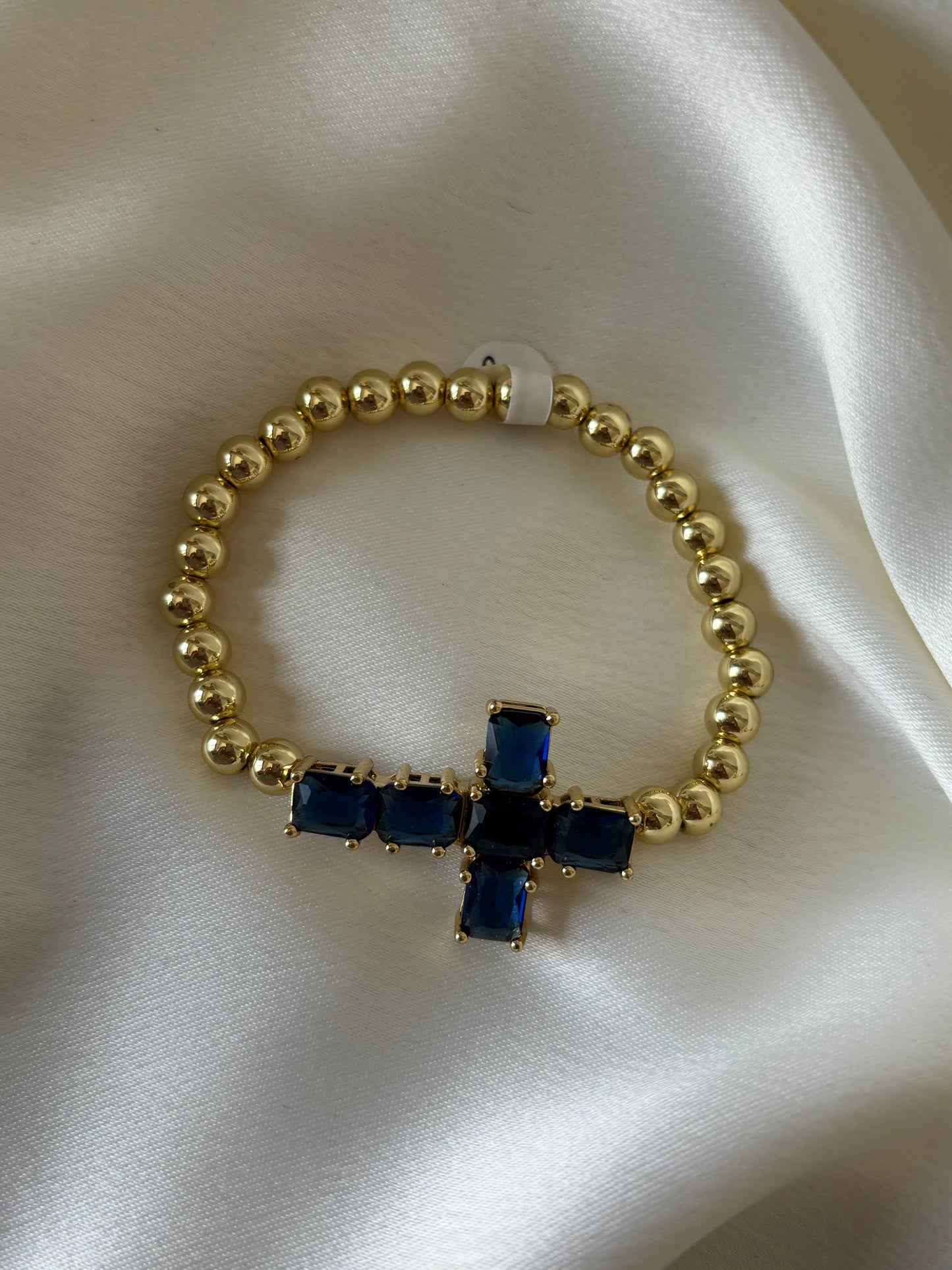 Pulsera Cruz Azul Marino