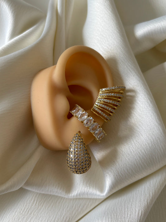 Aretes Gotas Circonias