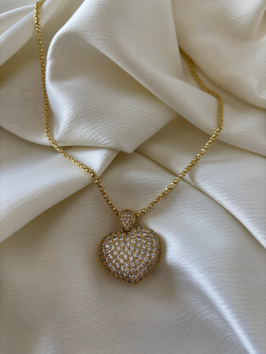 Collar Corazon Globo