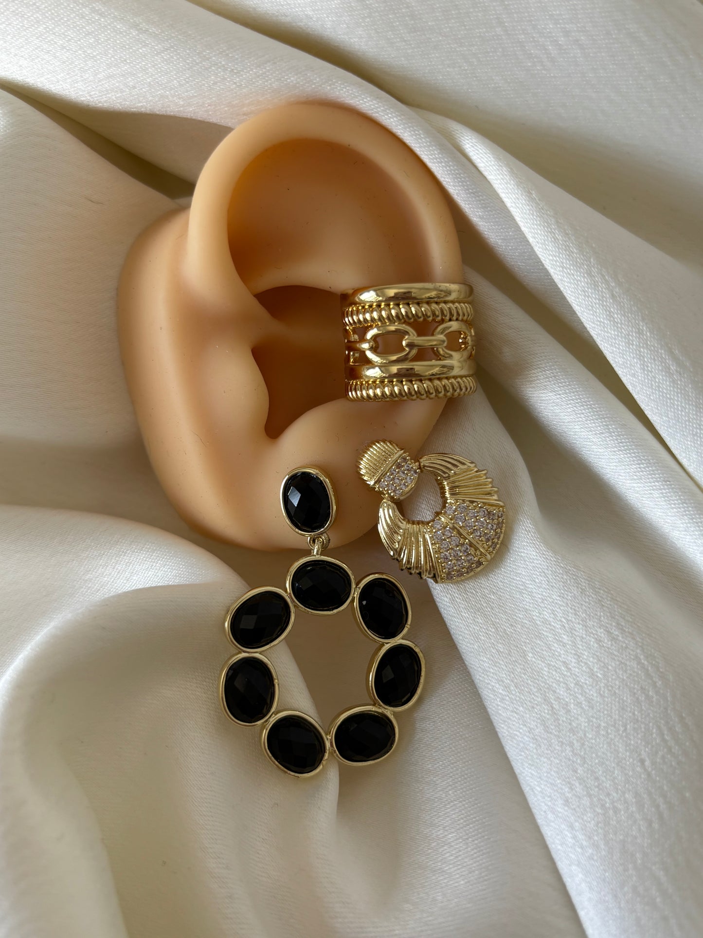 Aretes Agatas Flores