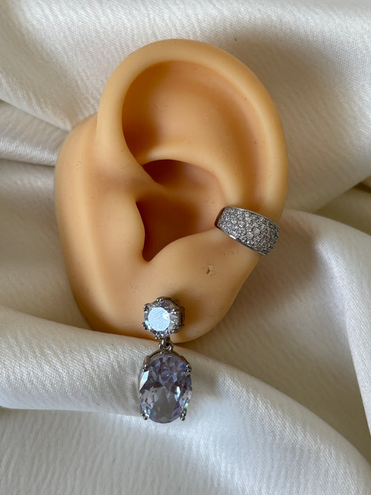 Aretes Circonias Oval