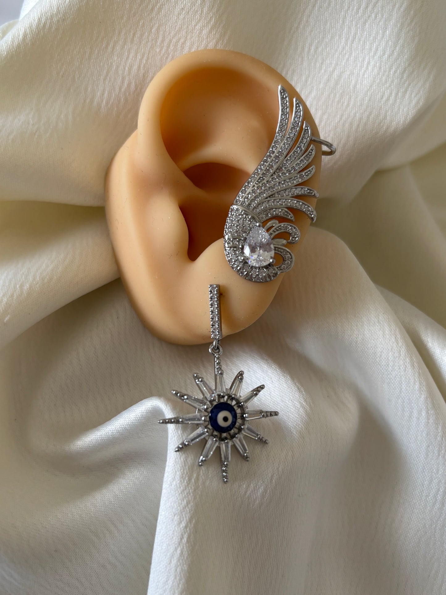 Aretes Estrella Ojo Turco