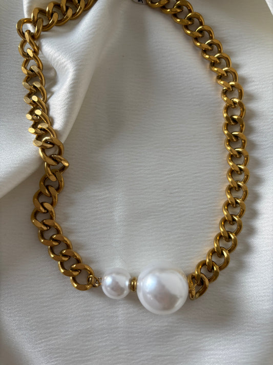 Collar 2 Maxi Perlas