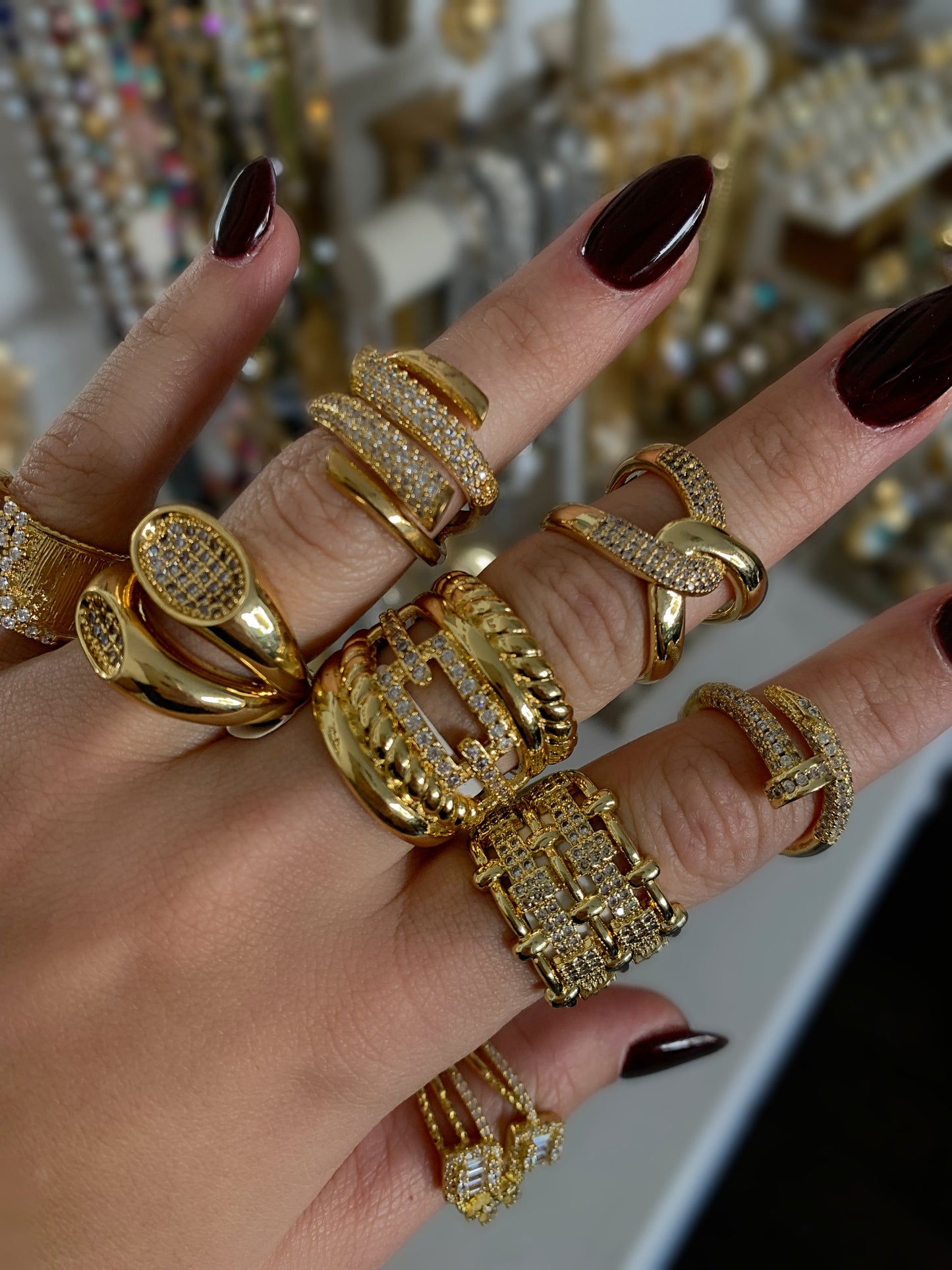 Anillo Chunky Eslabones