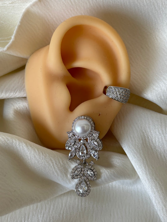 Aretes Perla Cascada