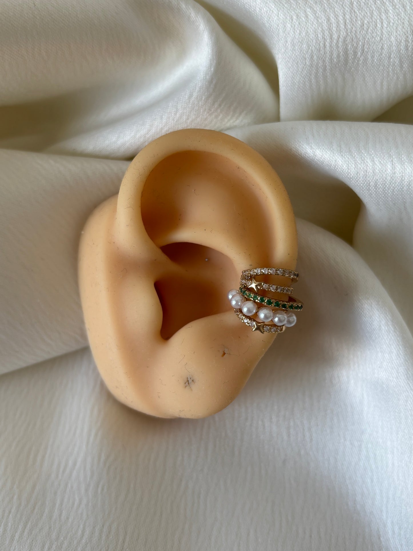 Earcuff Chunky Perlas