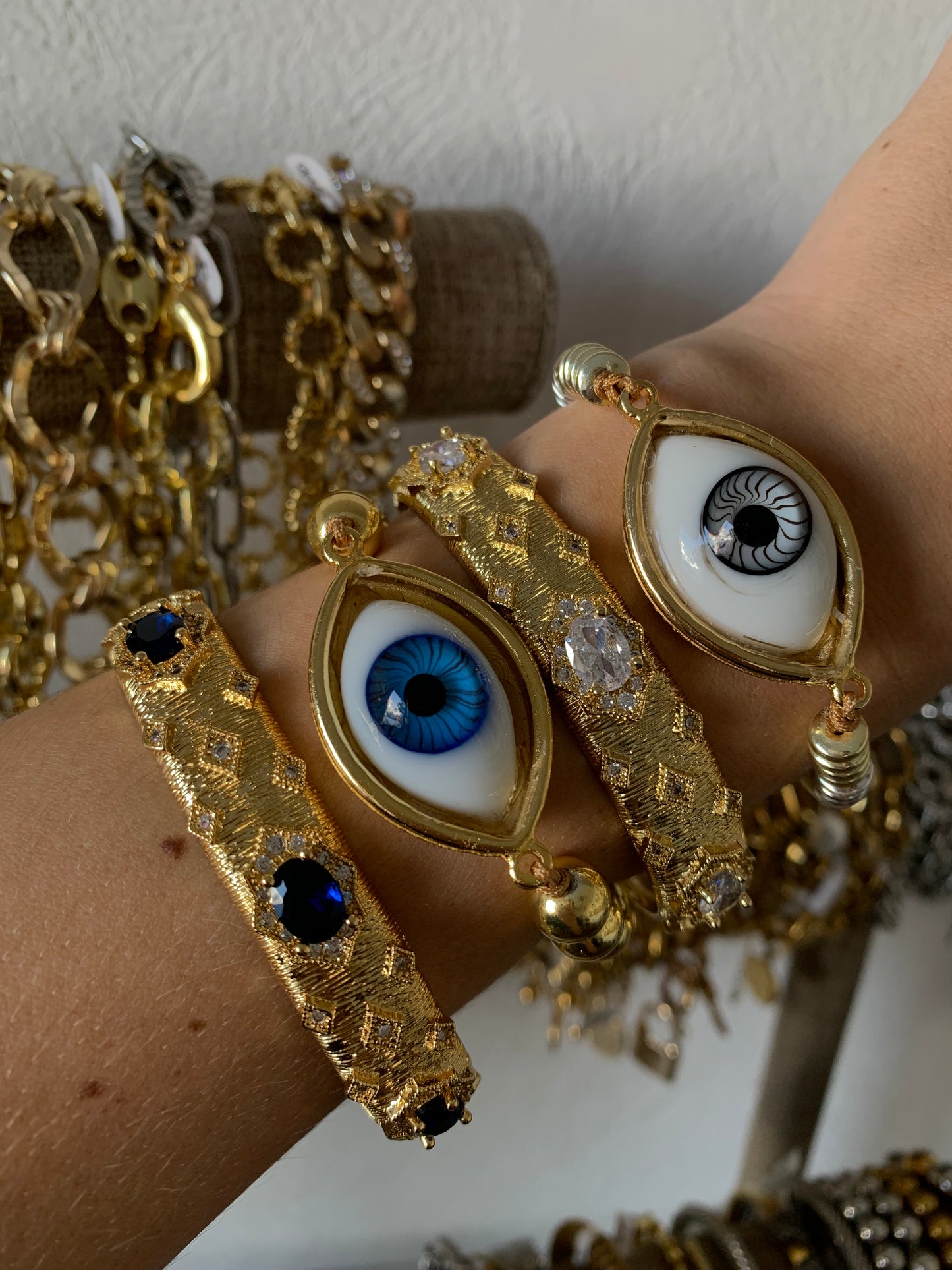 Brazalete Boho Circonias