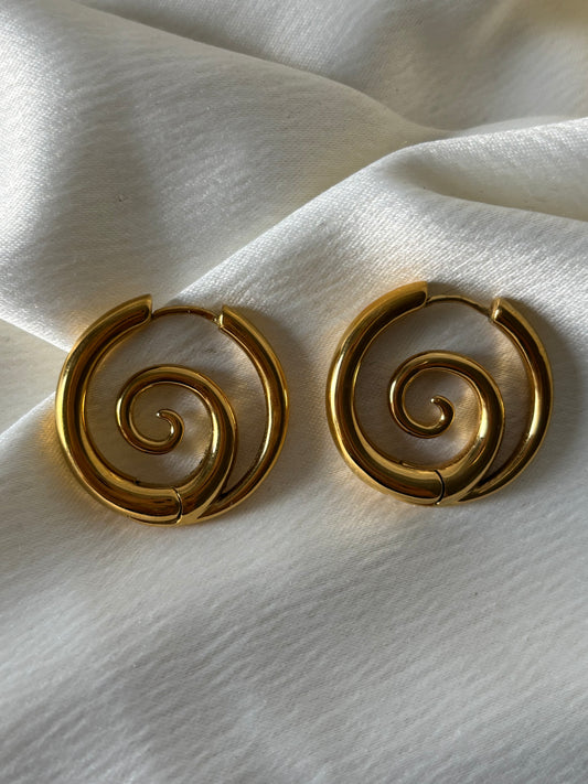 Aretes Espirales Lisos