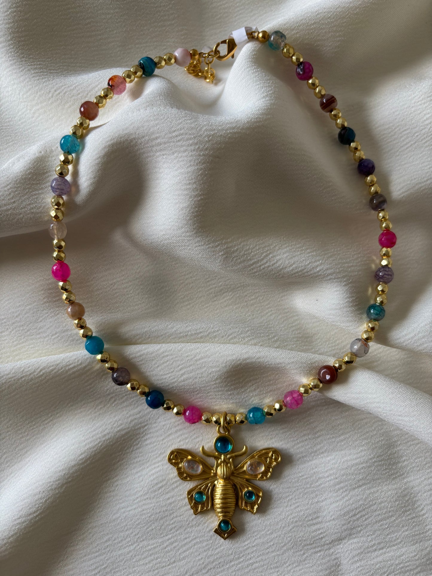 Collar Mariposa Pink