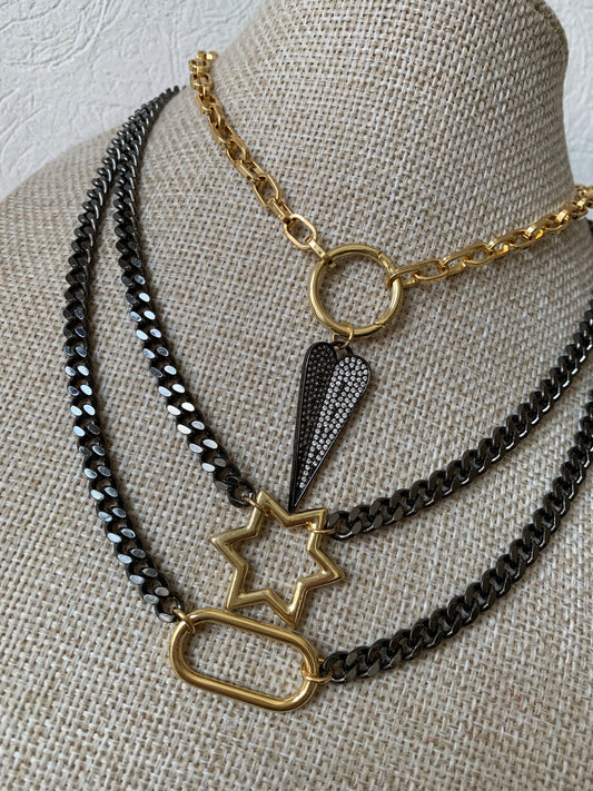 Set Layering Black & Gold