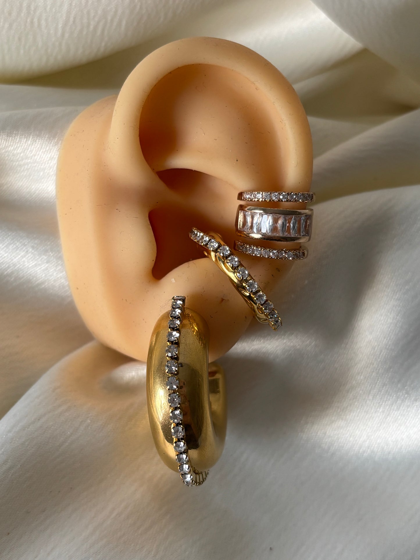 Arracadas Chunky Circonias