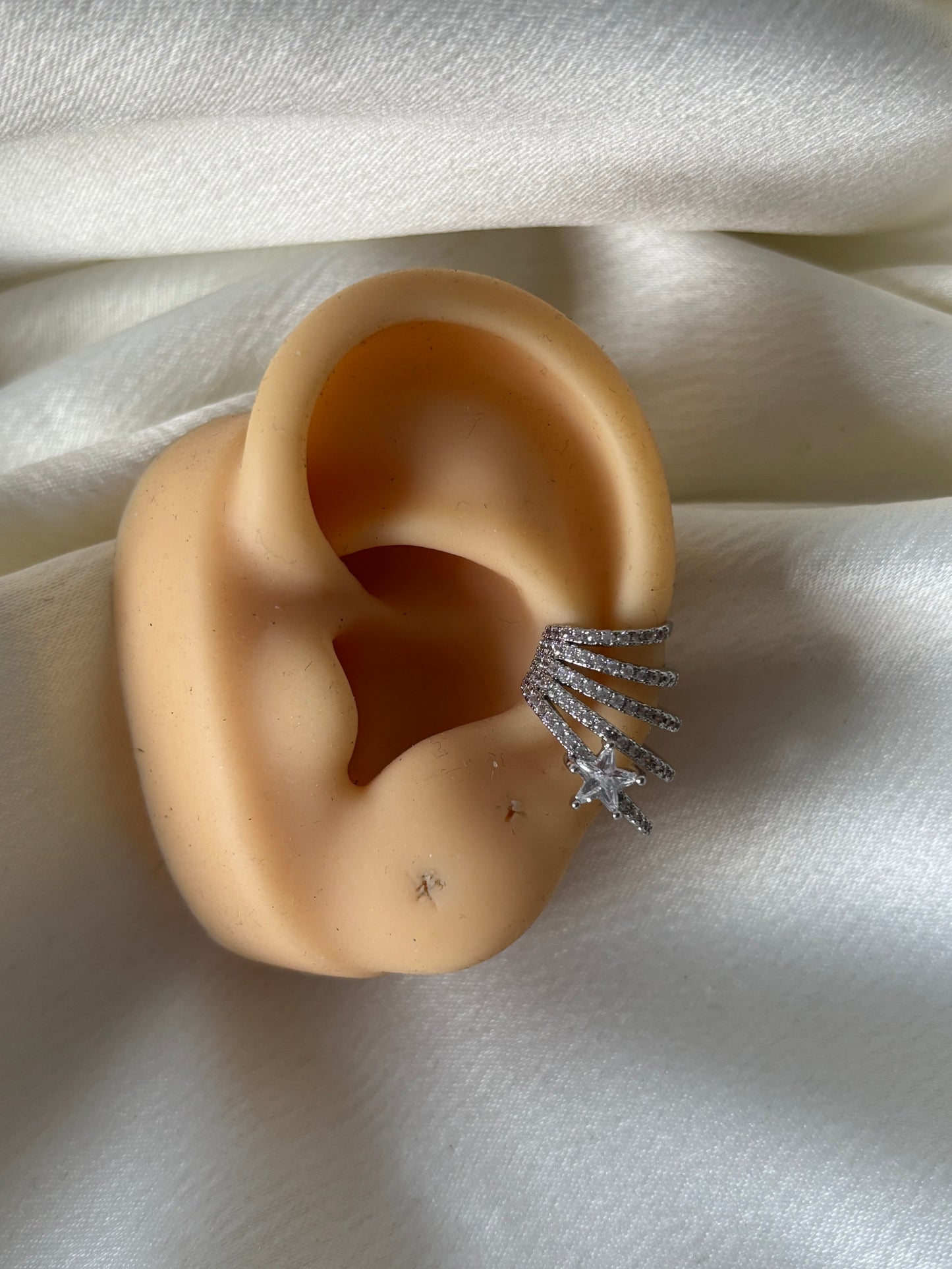 Earcuff Plateado Estrella