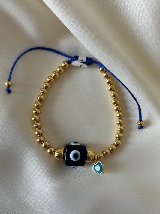 Pulsera Ojo Cubo Mini Dije