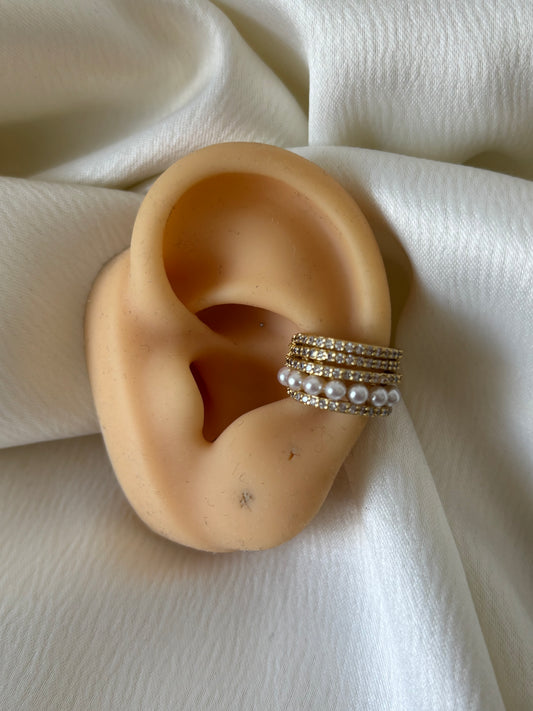 Earcuff Chunky Perlas