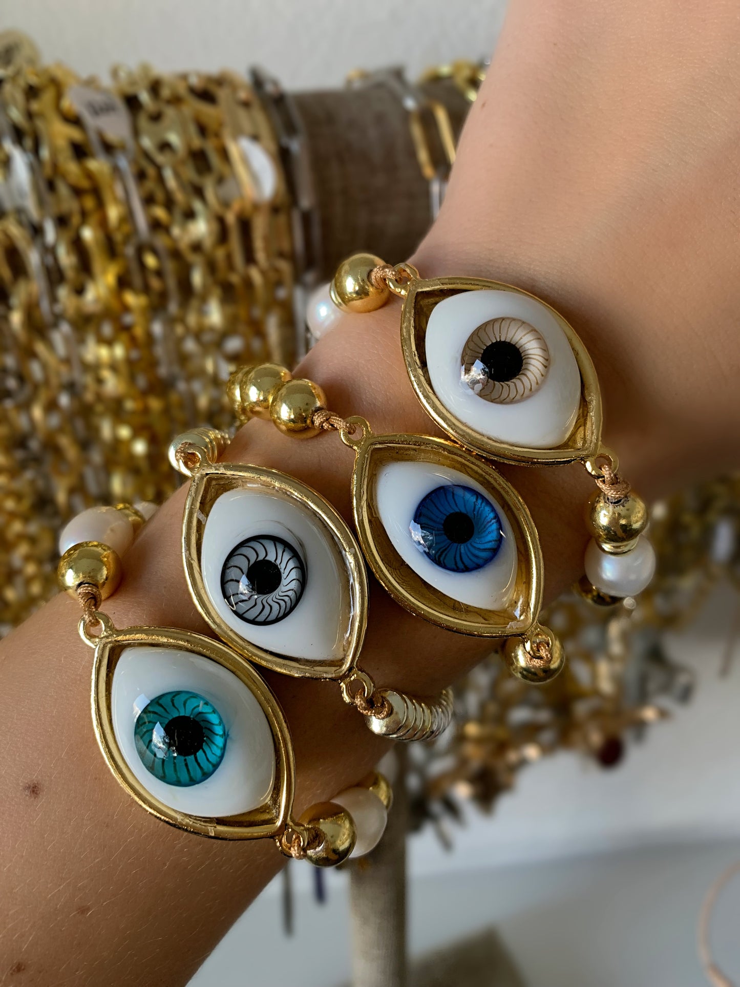 Pulsera Ojo Piedras