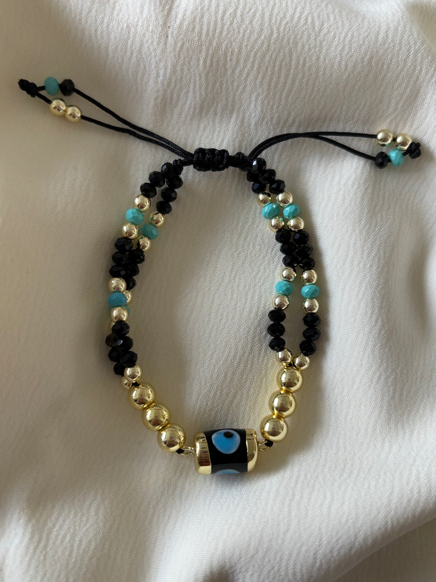 Pulsera Cilindro Ojo Turco