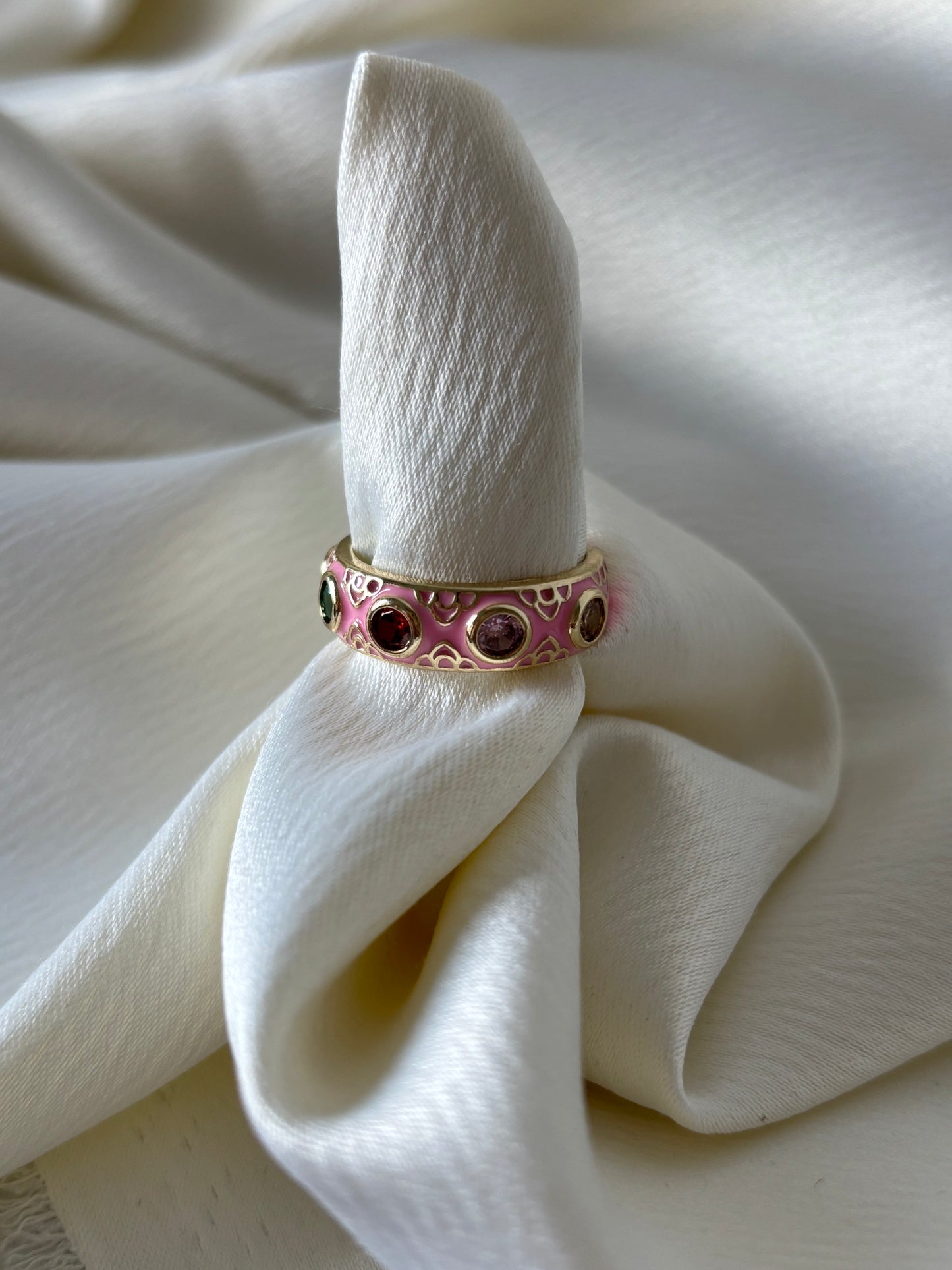 Argolla Esmaltada Multicolor