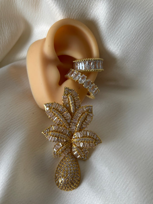 Aretes Piñas Circonias