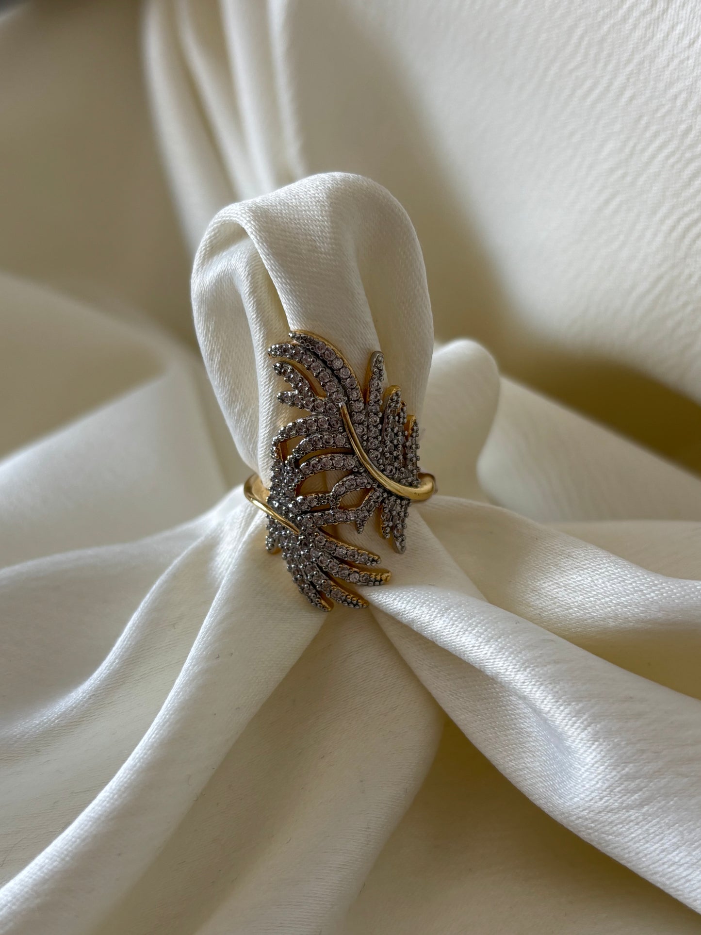 Anillo Plumas Bitono
