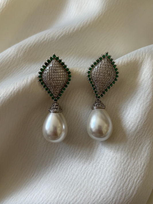 Aretes Rombo Green