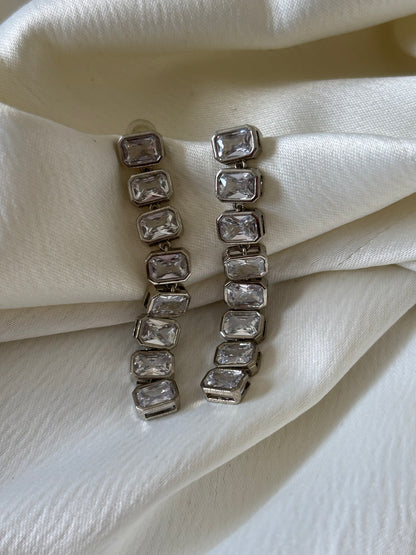 Aretes Largos Rectangular