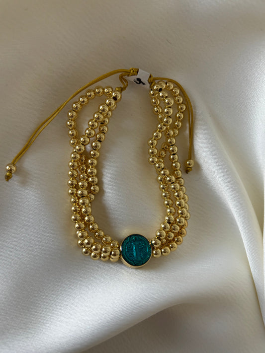 Pulsera 3 Hilos San Benito