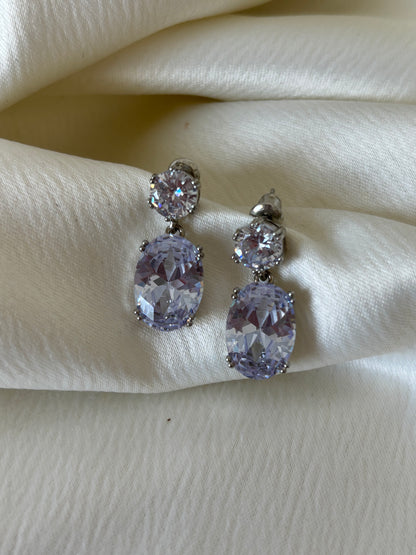 Aretes Circonias Oval