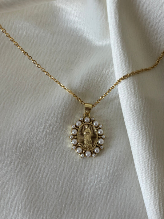 Collar Sencillo Mini Medalla
