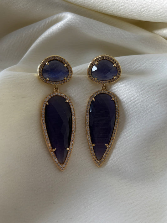 Aretes Opalos Lanza