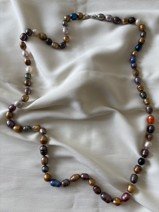 Collar Largo Perlas Naturales