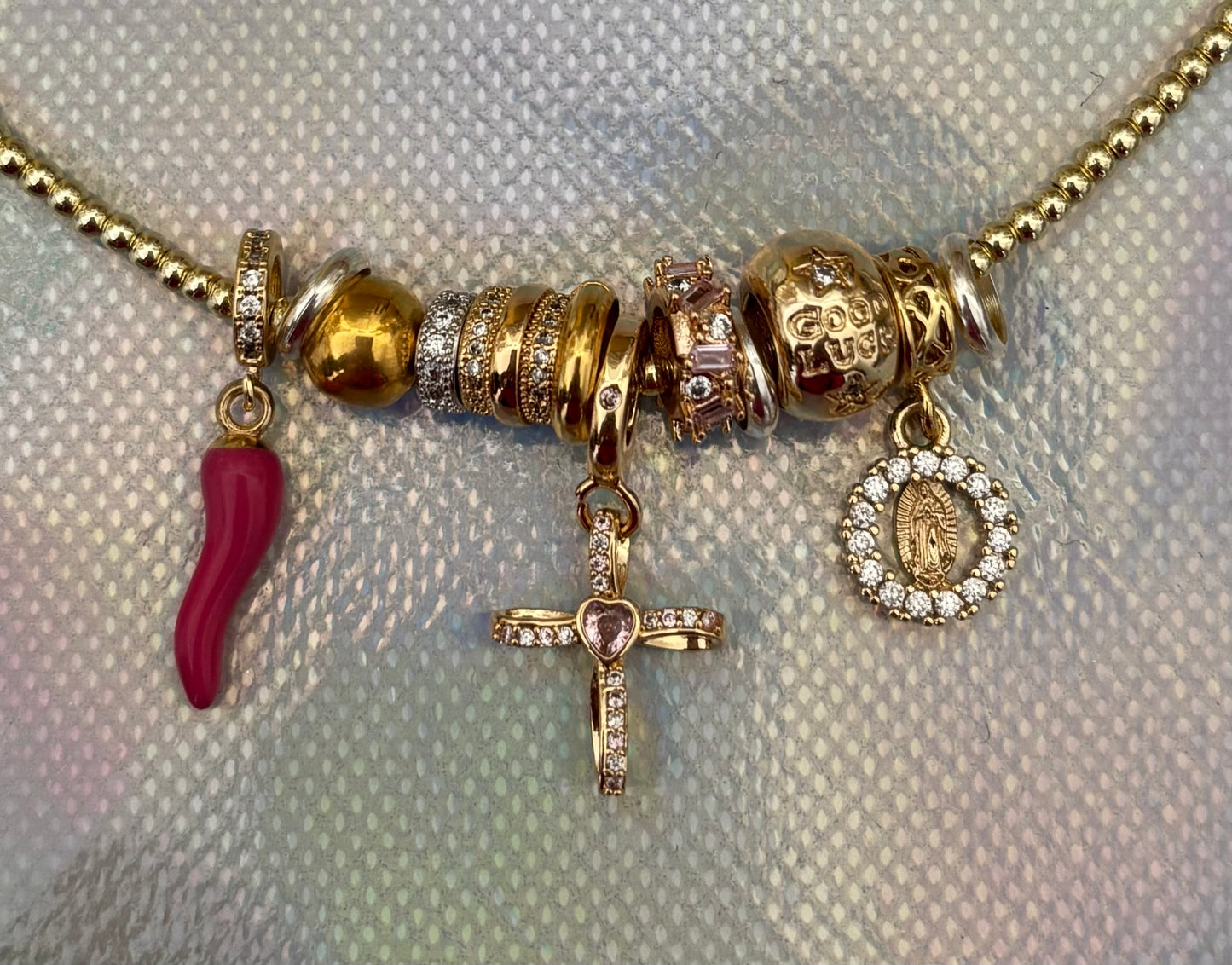 Charms Crucifijo Gold