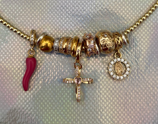 Charms Crucifijo Gold
