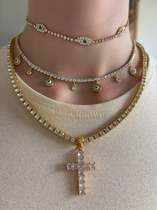 Collar Tennis Ojos