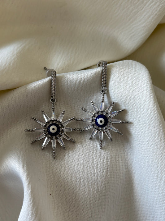 Aretes Estrella Ojo Turco
