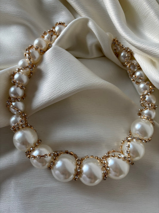Collar Maxi Perla Enredadera