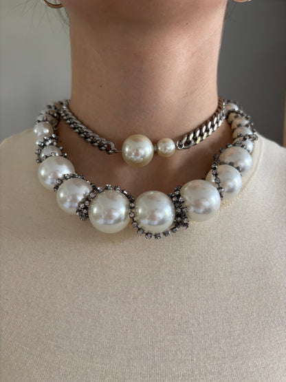 Collar 2 Maxi Perlas