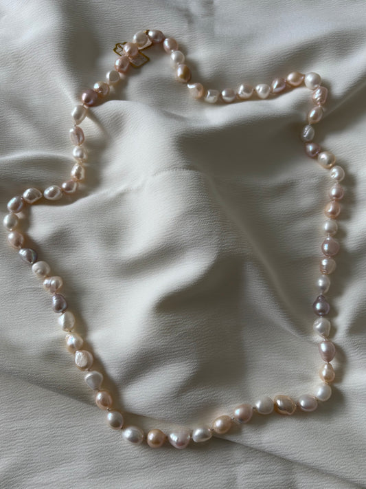 Collar Largo Perlas Naturales