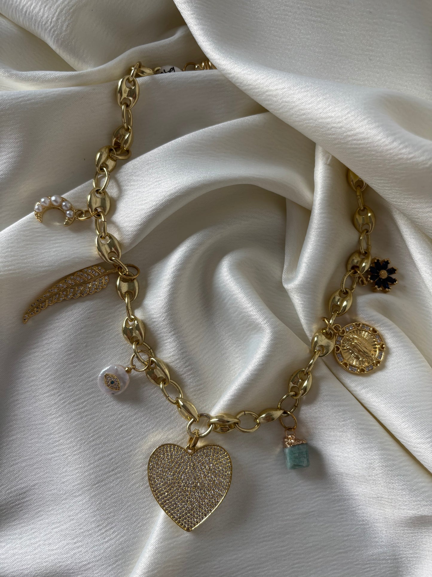 Collar Charms Corazon