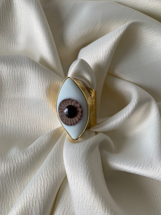 Anillo Maxi Ojo Turco Vertical