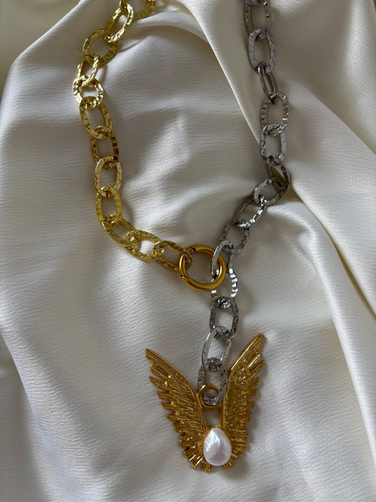 Collar Alas Perlas