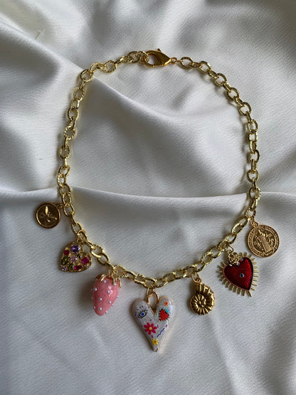 Collar Corazon Dibujos