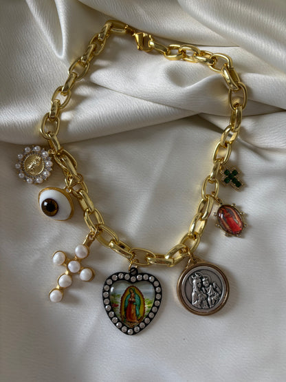 Charms Virgen Corazon