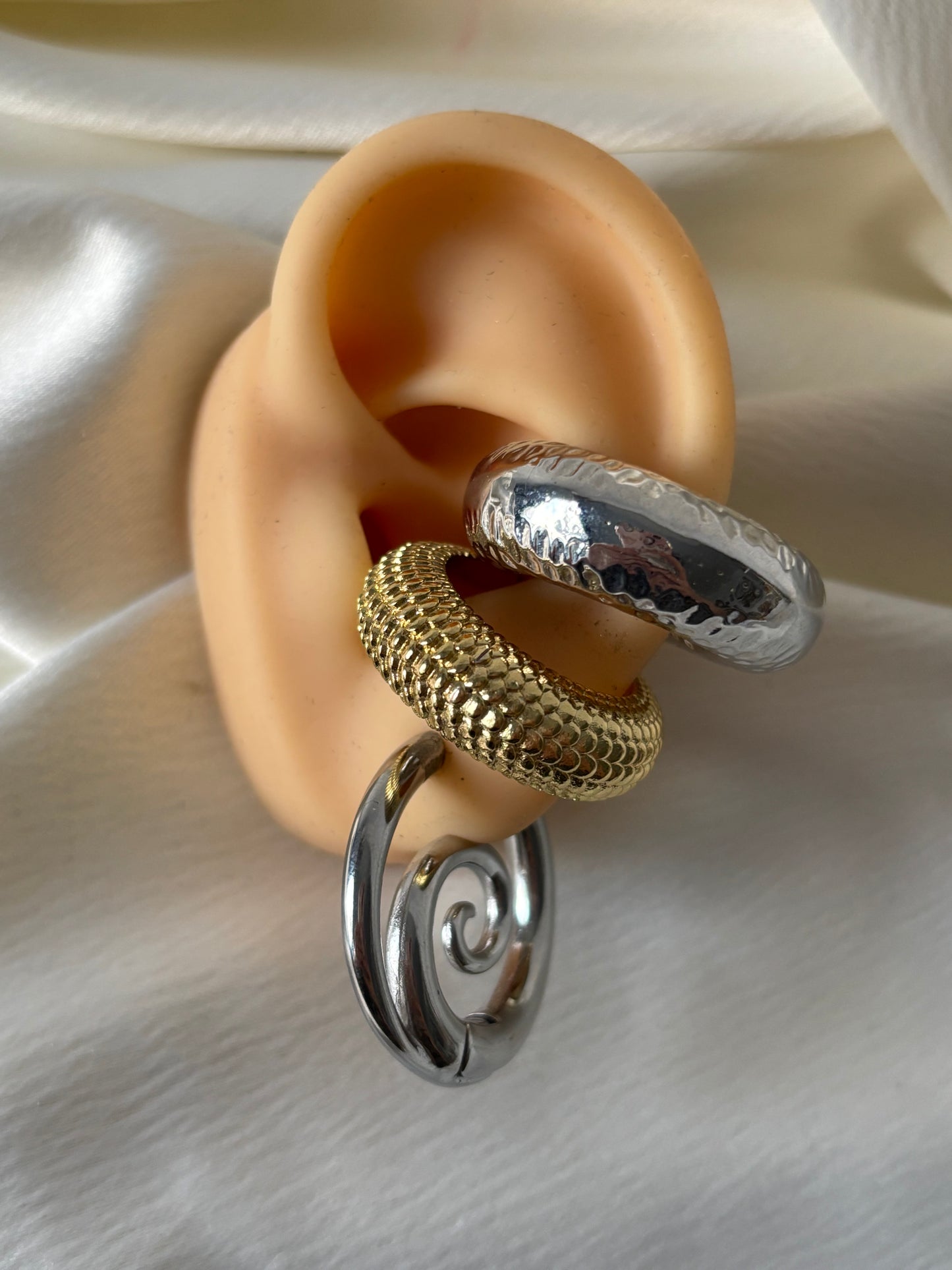 Aretes Espirales Lisos