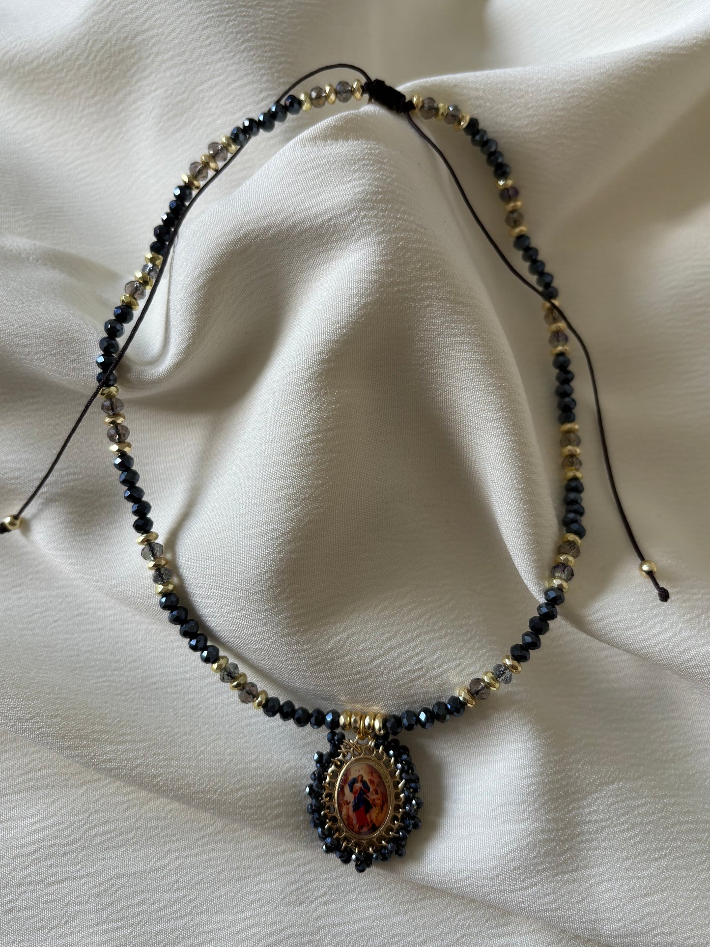 Collar Cristales Virgen