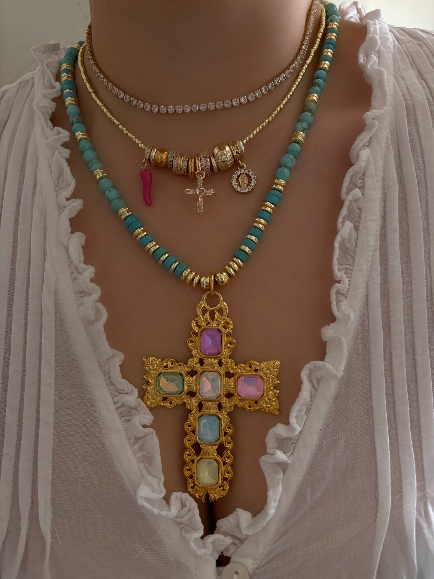 Charms Crucifijo Gold