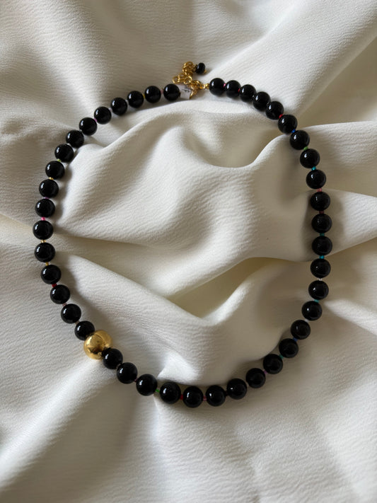 Collares Piedras Bolas