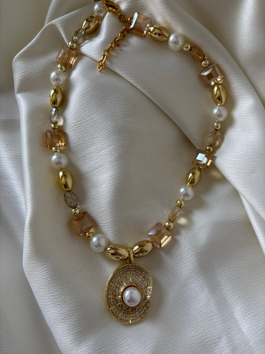 Collar Maxi Caracol Perla