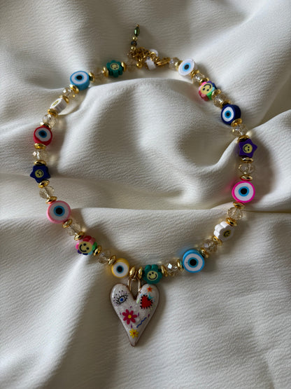 Collar Dije Corazon Fun