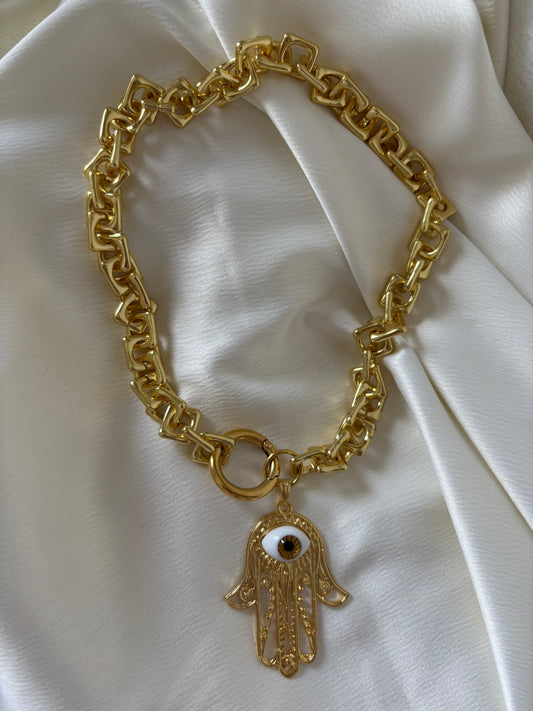 Collar Chunky Maxi Hamsa