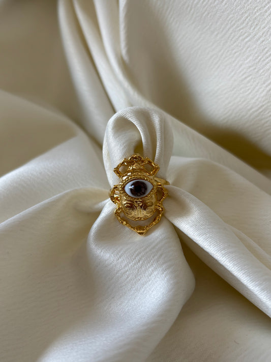 Anillo Ojo Escarabajo